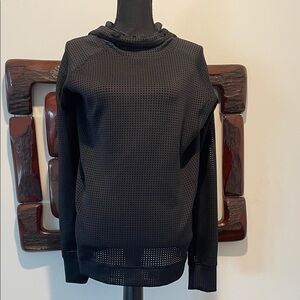 CALIA by Carrie Underwood Black Mesh Hoodie